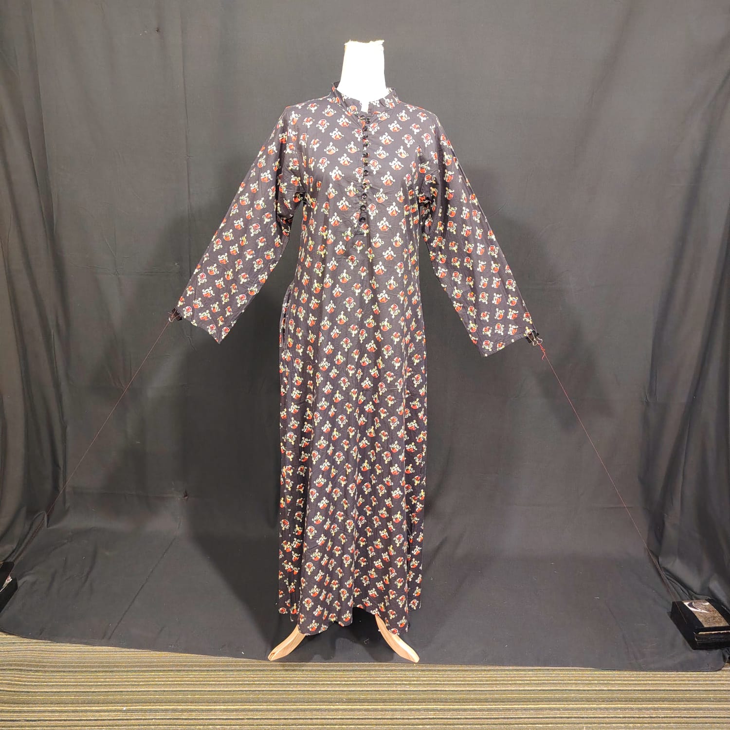 XS/S Special Printed Cotton Dress 54" Long Jalabiya TN 84