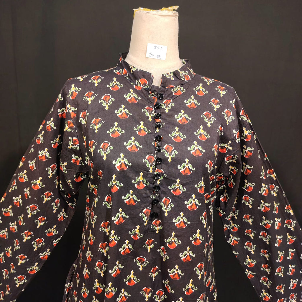 XS/S Special Printed Cotton Dress 54" Long Jalabiya TN 84