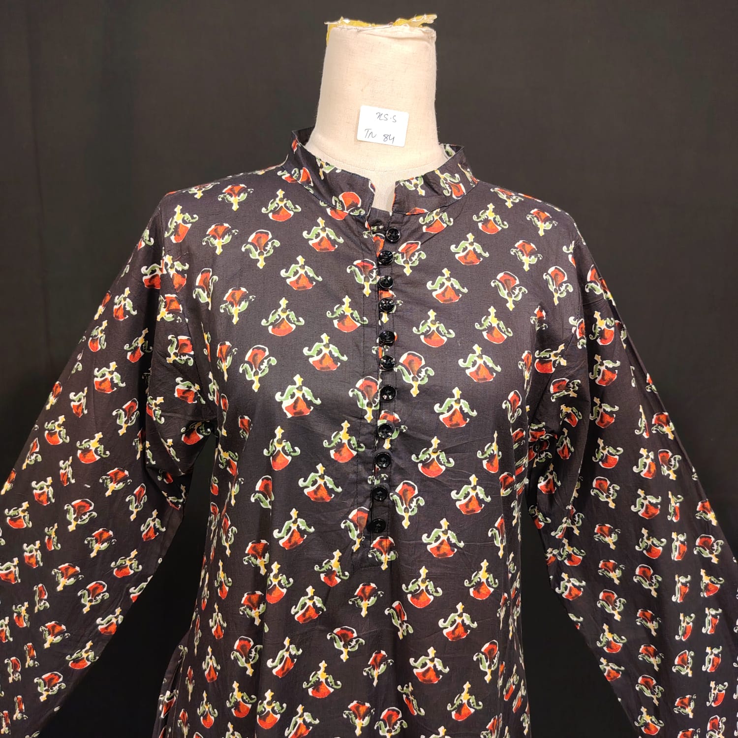 XS/S Special Printed Cotton Dress 54" Long Jalabiya TN 84