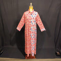 XS/S Singapore Printed Cotton Dress 54" Long Jalabiya TN 93