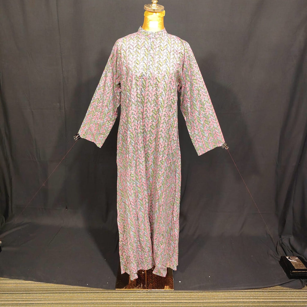 XS/S Special Printed Cotton Dress 54"Long Jalabiya TN 95
