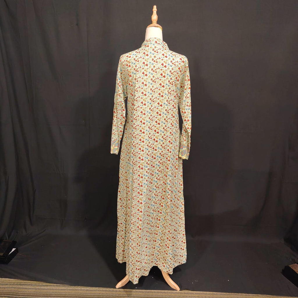 XS-S Sofi Printed Cotton Dress 54" Long Jalabiya TN 100
