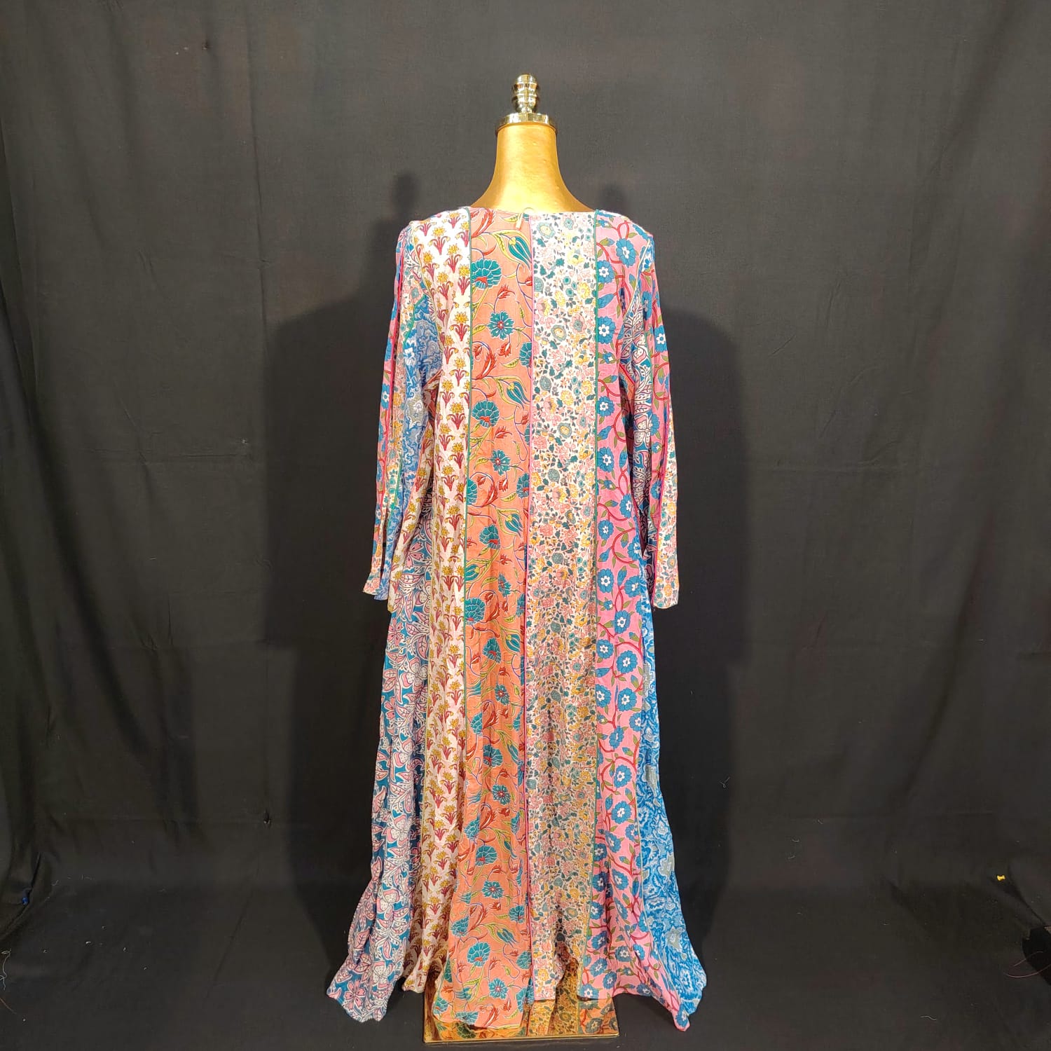 L/XL Malaysia Printed Cotton Dress 57" Long Jalabiya TN 270