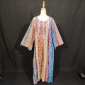L/XL Malaysia Printed Cotton Dress 57" Long Jalabiya TN 272