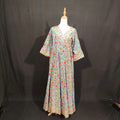 L/XL Priam Printed Cotton Dress 57" Long Jalabiya TN 278