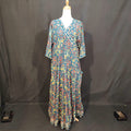 L/XL Priam Printed Cotton Dress 57" Long Jalabiya TN 285