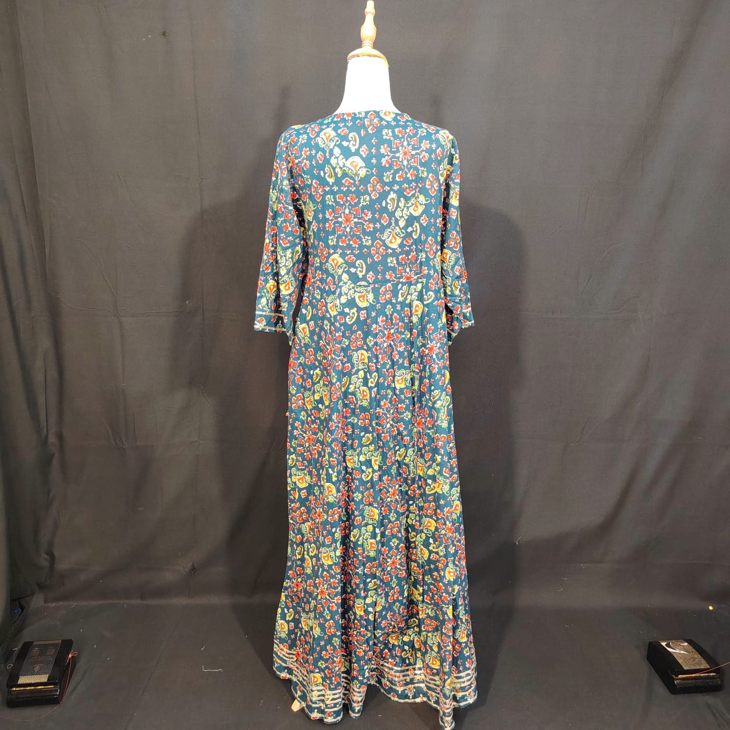 L/XL Priam Printed Cotton Dress 57" Long Jalabiya TN 285