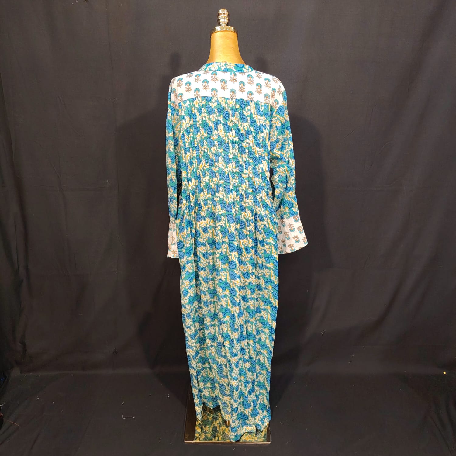 L/XL Aafreen Printed Cotton Dress 57" Long Jalabiya TN 287