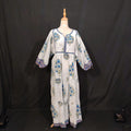 L/XL Faiqa Printed Cotton Dress 57" Long Jalabiya TN 292