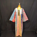 L/XL Malaysia Printed Cotton Dress 57" Long Jalabiya TN 297