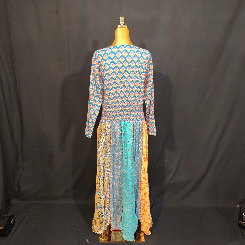 L/XL Special Printed Cotton Dress 57" Long Jalabiya TN 299
