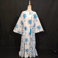 L/XL Cindrella Printed Cotton Dress 57" Long Jalabiya TN 302