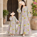Liya 100% Premium Indian Cotton Jalabiya – Women’s Long Dress.