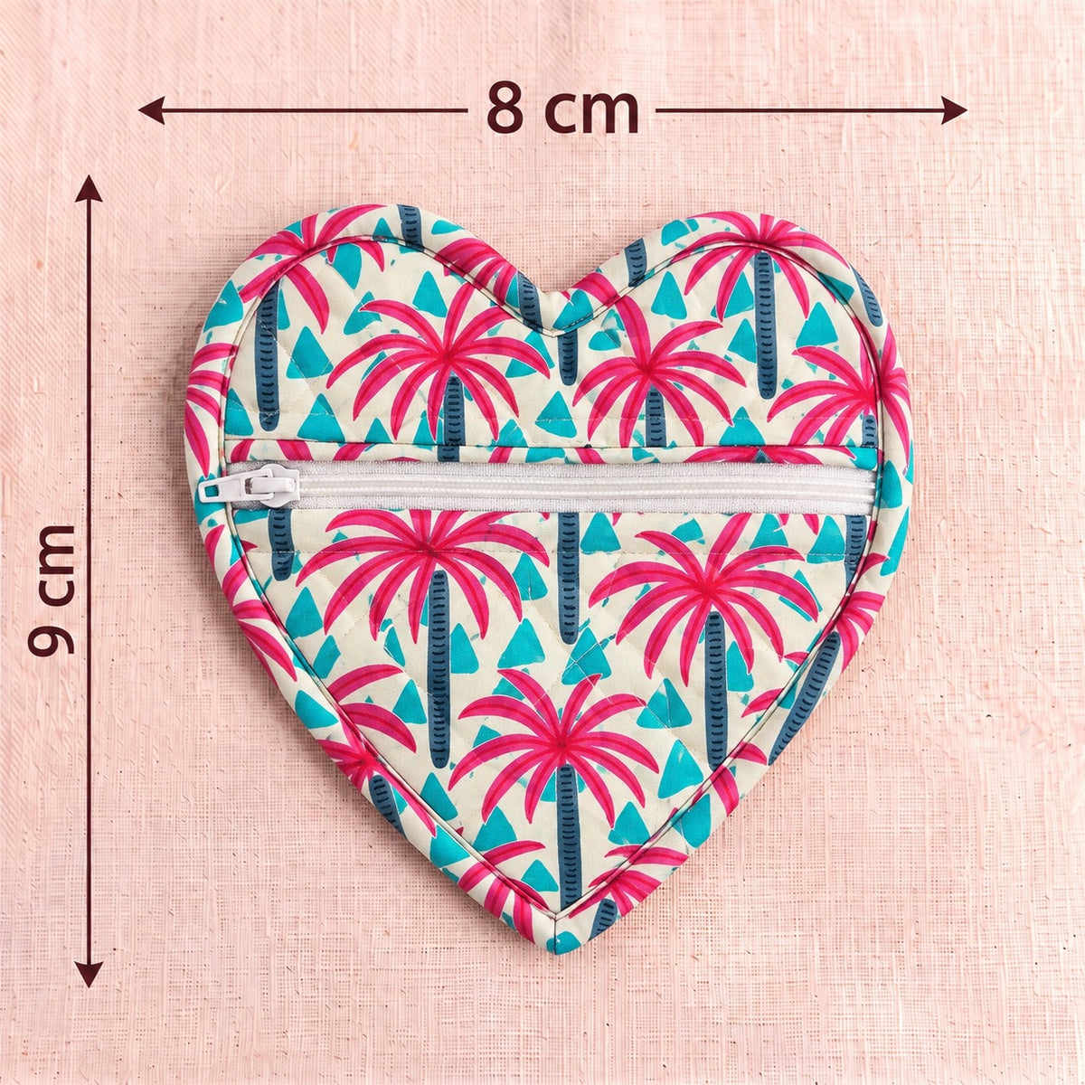 BG 11 Signature Heart Quilted Pouch