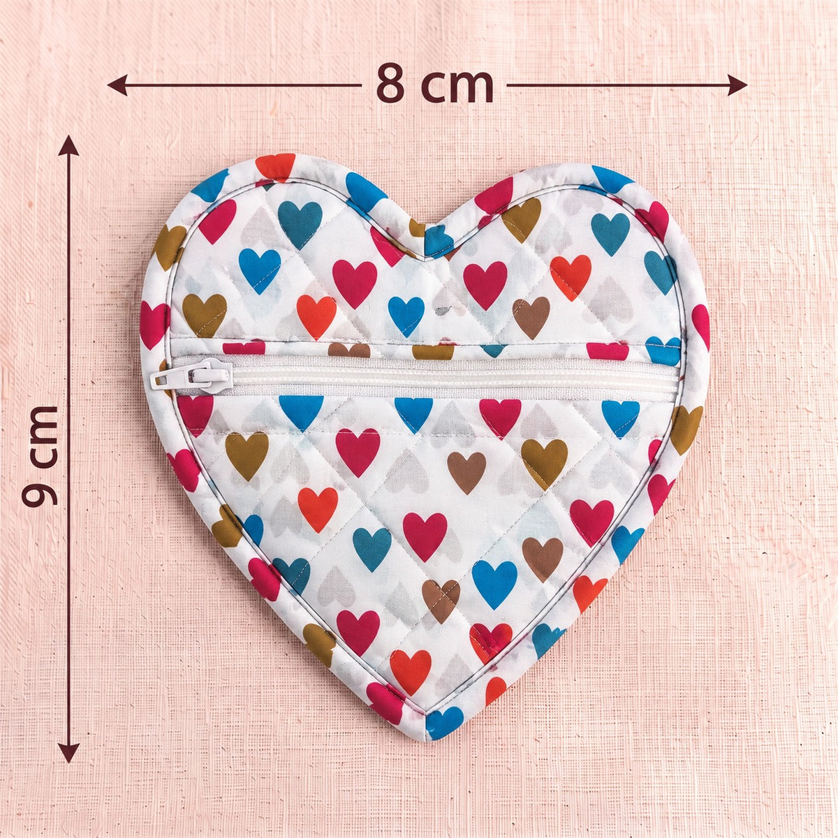 BG 11 Signature Heart Quilted Pouch