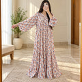 Sparrow L/XL Printed Cotton Dress 57" Long Jalabiya