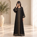 L/XL Bhopali Crystal Printed Cotton Long Dress Jalabiya – 57