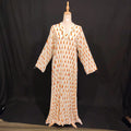 L/XL Teena Printed Cotton Dress 57" Long Jalabiya TN 133