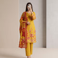 Premium Stitched Poly Silk Embroidery & Hand Work Suit With Sheila 2910