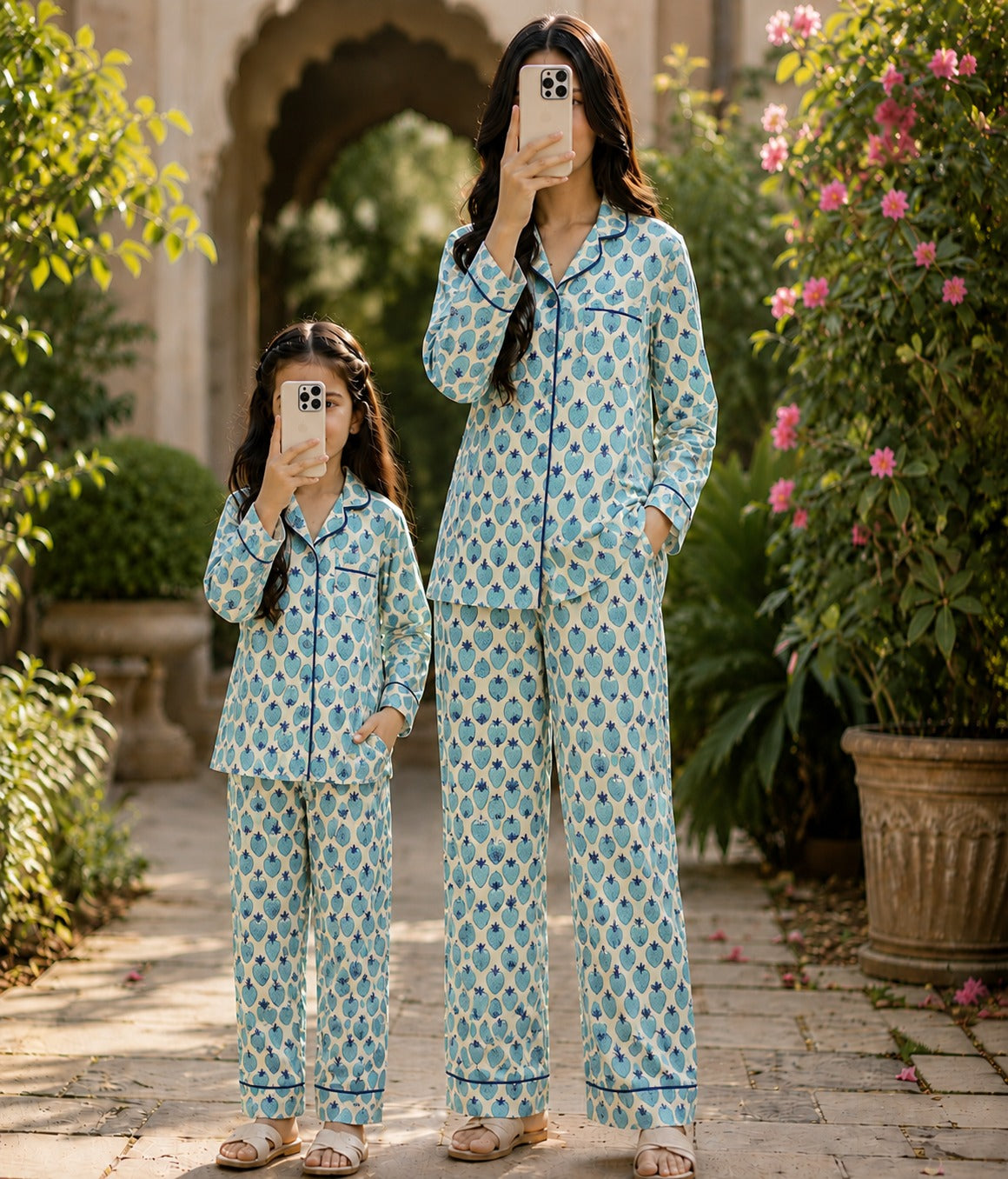 Cotton Long Sleeves Pajama Set 100% Premium Indian Cotton