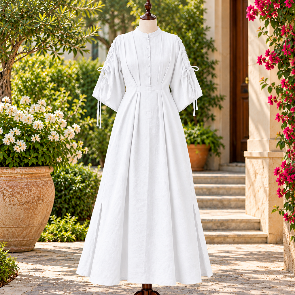 Aisha –  100% Cotton Double Gouze Dress