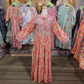 L-XL Yumna Cotton Dress Jalabiya 57" Long RN95