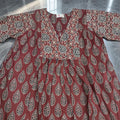 6-7 Year Yamana Printed Cotton Dress 36" Long Jalabiya