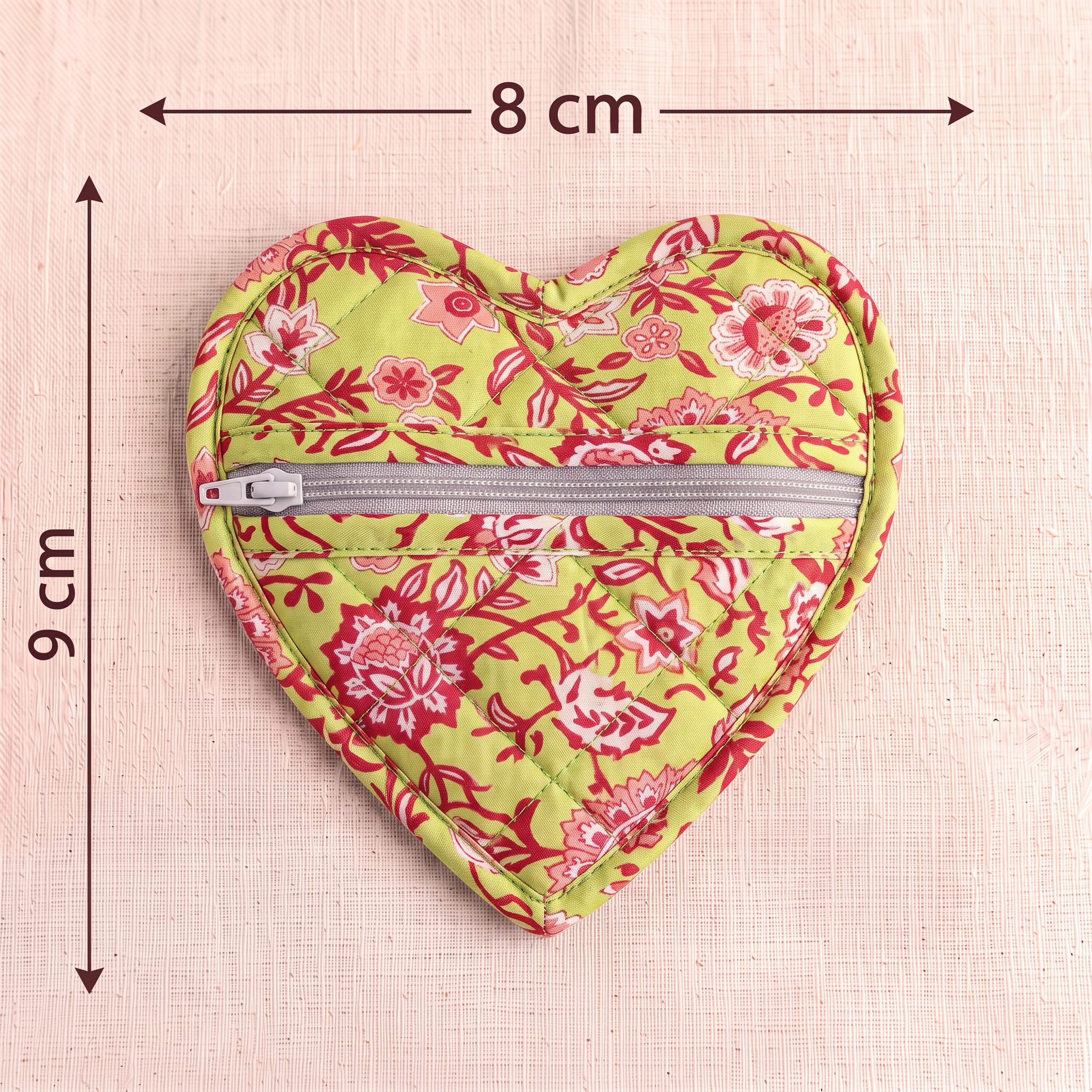Signature Heart Quilted Pouch