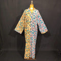 2XL-3XL Ayana Printed Cotton Dress 57" Long Jalabiya