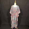 Free size Farasah Printed Cotton Dress 57" Long Jalabiya