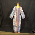 L-XL Bhopali Cotton Printed Dress 57" Long Jalabiya