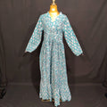 S/M Bahira Printed Cotton Dress 57" Long Jalabiya