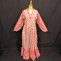S/M Bahira Printed Cotton Dress 57" Long Jalabiya