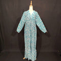 2XL-3XL Bahira Printed Cotton Dress 57" Long Jalabiya