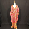 Free size Farasah Printed Cotton Dress 57" Long Jalabiya