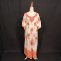 Free size Farasah Printed Cotton Dress 57" Long Jalabiya
