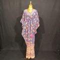 Free size Farasah Printed Cotton Dress 57" Long Jalabiya