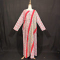 2XL-3XL Nuri Printed Cotton Dress 57" Long Jalabiya