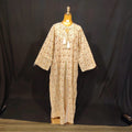 L-XL Nubila Cotton Printed Dress 57" Long Jalabiya