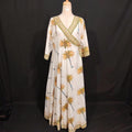 S/M Priam Printed Cotton Dress 57" Long Jalabiya