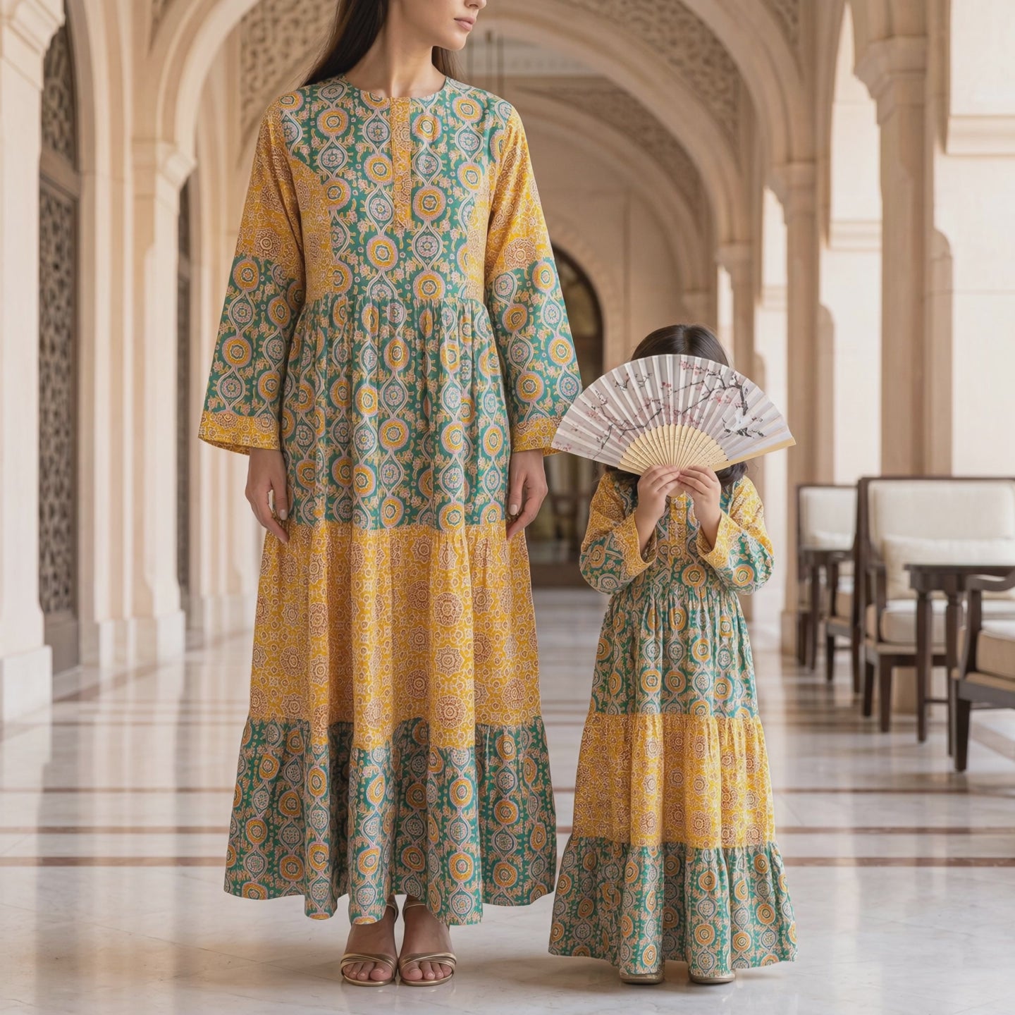 Juhi Cotton Dress Jalabiya