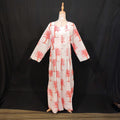 L-XL Ruby Cotton Printed Dress 57" Long Jalabiya