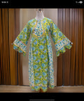 LXL Esah Printed Cotton Dress 57" Long Jalabiya