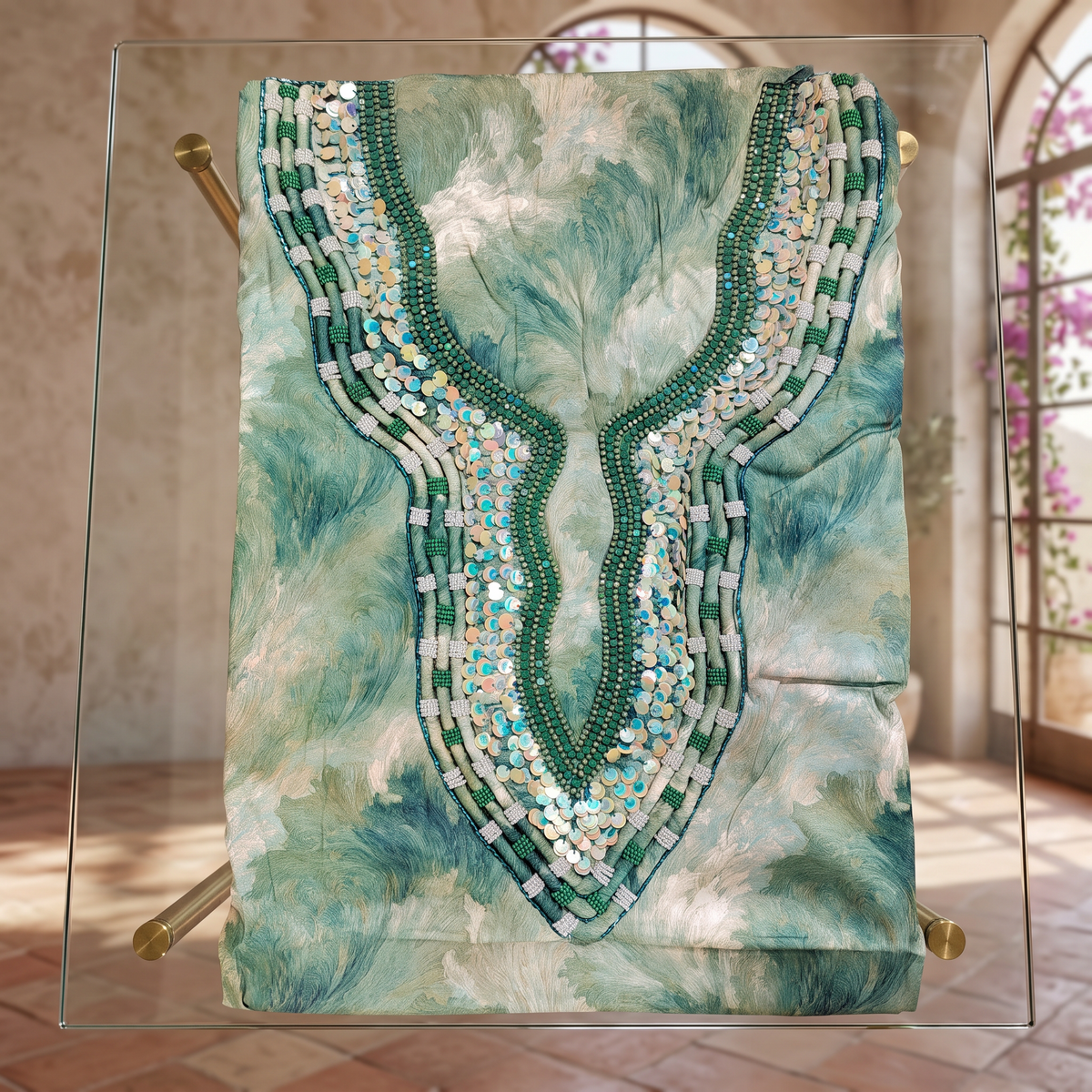 Mukhawar Luxe Printed Fabric | Premium Quality Fabric