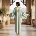 Free Size Elegant Silky Jacquard Kaftan Collection 5