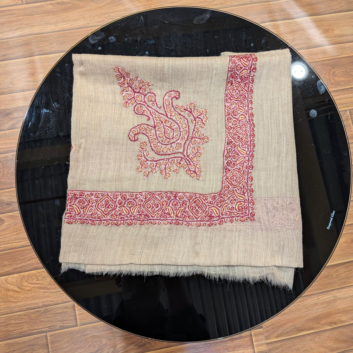 Luxury Kashmir Ghutra shawl-Hand Embroidered Men’s Headwear