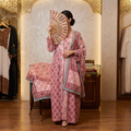L/XL Cotton Abaya & Inner with shaila Set length 57” Long