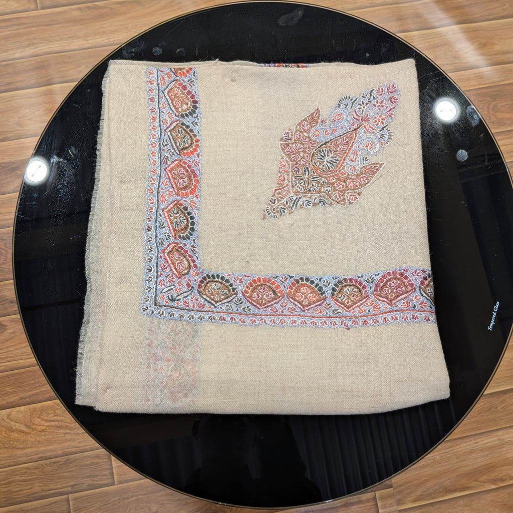 Luxury Kashmir Ghutra shawl-Hand Embroidered Men’s Headwear