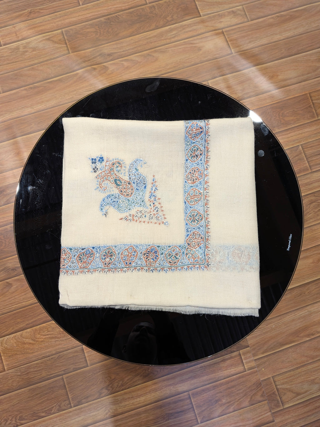 Luxury Kashmir Ghutra shawl-Hand Embroidered Men’s Headwear