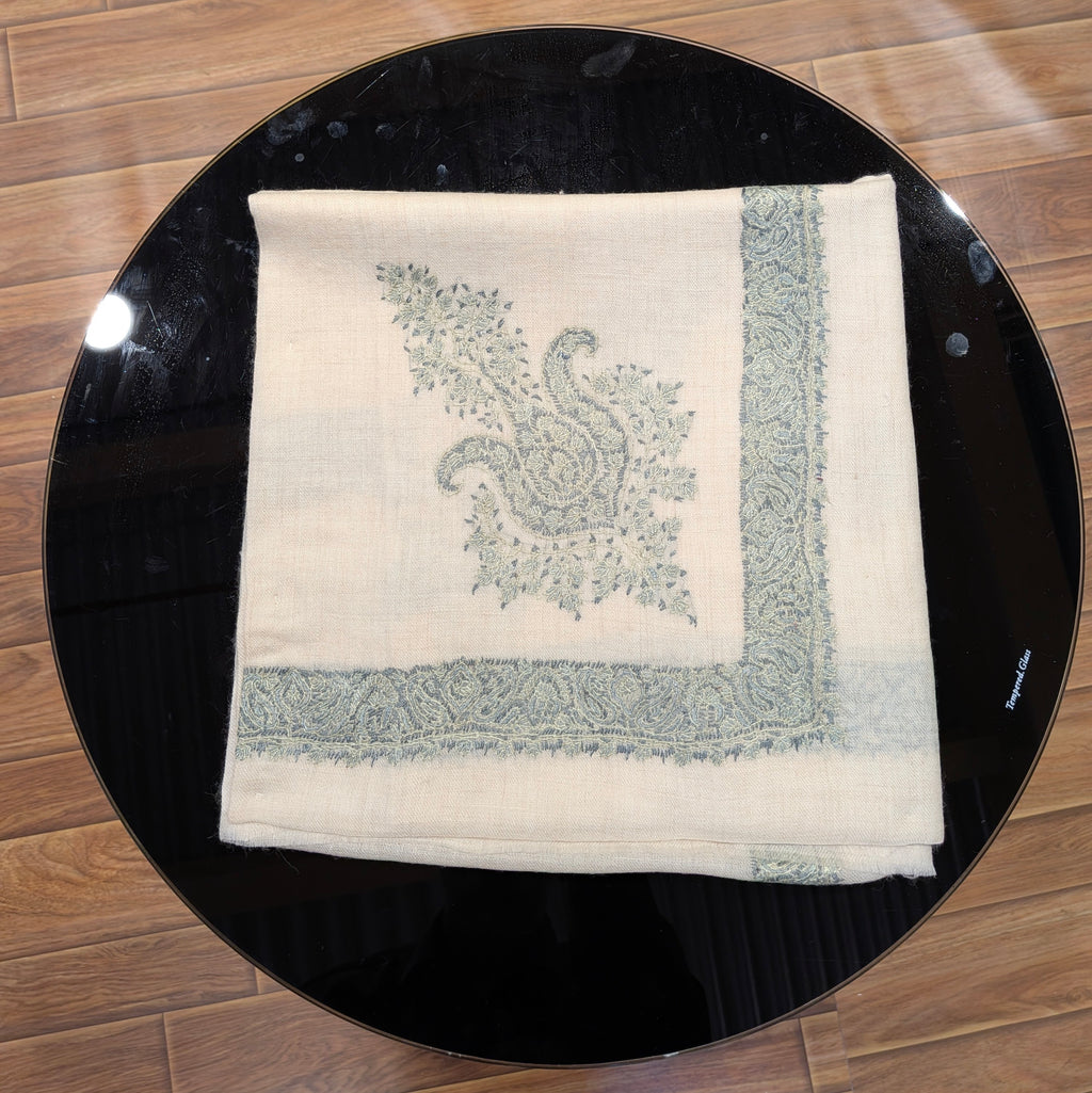 Luxury Kashmir Ghutra shawl-Hand Embroidered Men’s Headwear